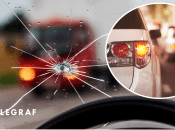 Несовершеннолетние побили автомобильное стекло