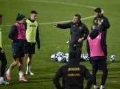 Тренировка сборной Украины