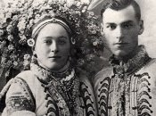 Весільна пара. Івано-Франківська область, село Корнич, 1933 рік