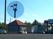 На кордоні росії та Білорусі підняли прапор Росії та ПВК "Вагнера"