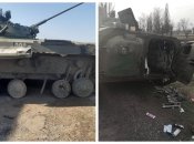 Подбитая российская техника