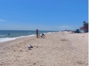 Пляжи Бердянска в этом году немноголюдны