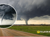 В Украине заметили смерч