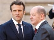 Олаф Шольц і Еманюель Макрон