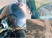 Пилот похвастался своим мастерством