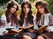 Украинки учат украинский язык