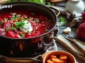 Є прийоми, які допоможуть покращити смак борщу (зображення створено за допомогою ШІ)