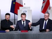 Володимир Зеленський, Емманюель Макрон та Кір Стармер