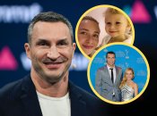 Владимир Кличко с бывшей любимой и дочерью