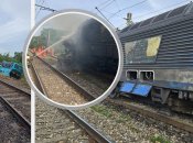 Кадри з місця аварії