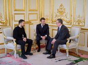 Володимир Зеленський, Еммануель Макрон та Кір Стармер