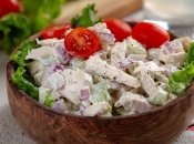 Блюдо идеально подходит для легкого обеда или ужина