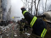 Последствия прилета в дом на Соломенке оказались ужасающими