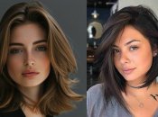 Подборка стрижек на средние волосы