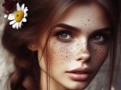 Дівчина з веснянками