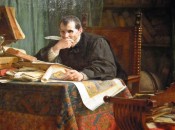 Макиавелли в своем кабинете (фрагмент). Художник Стефано Усси, 1894 год