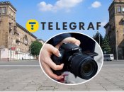 Лелеку помітили у центрі Запоріжжя