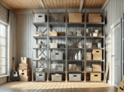 Встроенные стеллажи очень дорогие, но есть альтернатива