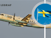 Літак зі Швеції помітили у небі над Львовом