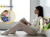 Жінка читає книжку