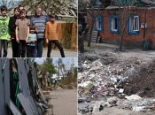 Зруйновані будинки, багатодітна родина залишилася без житла