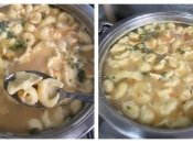 Гороховий суп з галушками