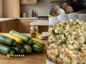 Кабачки с плавленым сыром
