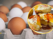 Яйца в картофельных корзинках