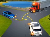 Проезд нерегулируемого перекрестка