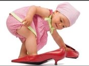 В моду входит детская обувь на каблуках