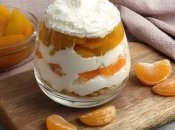 Красивый, вкусный и очень легкий десерт