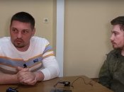 Владимир Золкин берет интервью у плененного российского лейтенанта