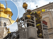 З Києво-Печерської лаври впав хрест