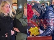 Слева на фото - супруга Антона Полякова Галина, справа - нардеп Анна Скороход