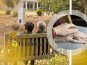 Бабушка и дедушка в парке