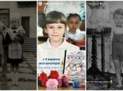 Леся Никитюк, Наталка Денисенко и Дима Каднай в детстве