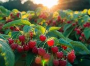 Малину важливо правильно підживлювати  (зображення створено за допомогою ШІ)