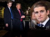 Дональд Трамп и его сын Бэррон