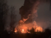 Дым стоял на много метров вверх