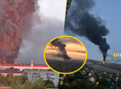 Дрони підпалили кілька об'єктів у Московській області