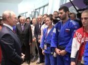 владимир путин на чемпионате мира по дзюдо