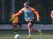 Михаил Мудрик на тренировке