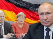 Олаф Шольц, Ангела Меркель и владимир путин