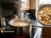 Сваренные макароны