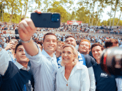 Жордан Барделла и Марин Ле Пен