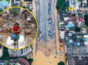 Китай затопило