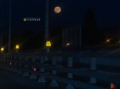 "Полуничний місяць" над Києвом