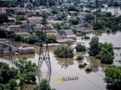 Наслідки затоплення на правому березі Дніпра