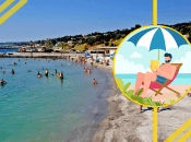 Человек на пляже