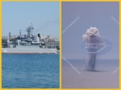 Очередной русский военный корабль отправился на дно